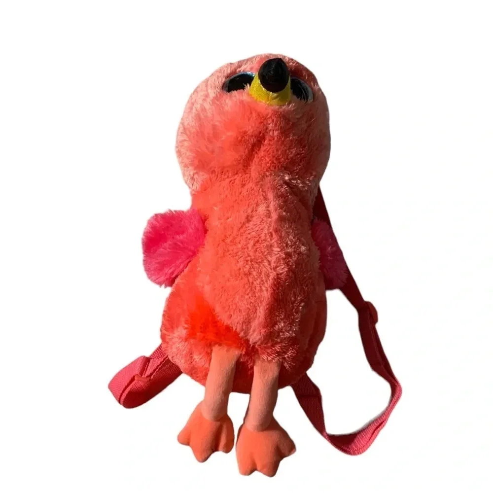 Ty Gear Stuffed Animals ZIPPER Backpack Gilda Flamingo 16